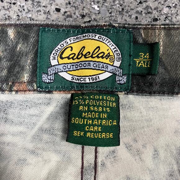 Vintage 1990s Cabela's Camouflage Cargo Pants - Picture 5 of 7